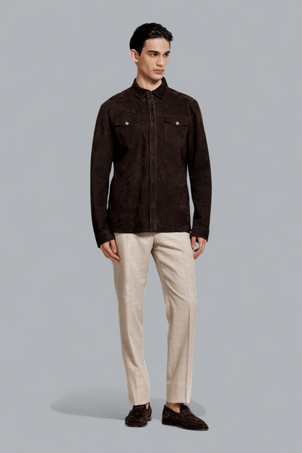 ROCCO SUEDE OVERSHIRT