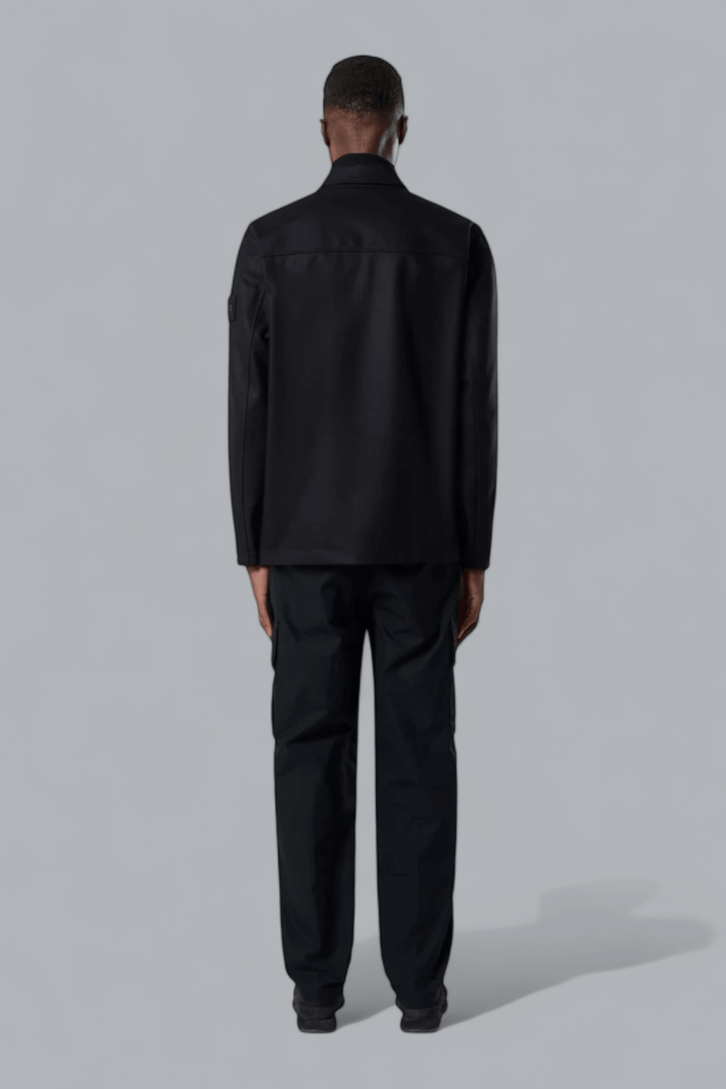 WOOL NYLON FLANNEL GHOST OVERSHIRT