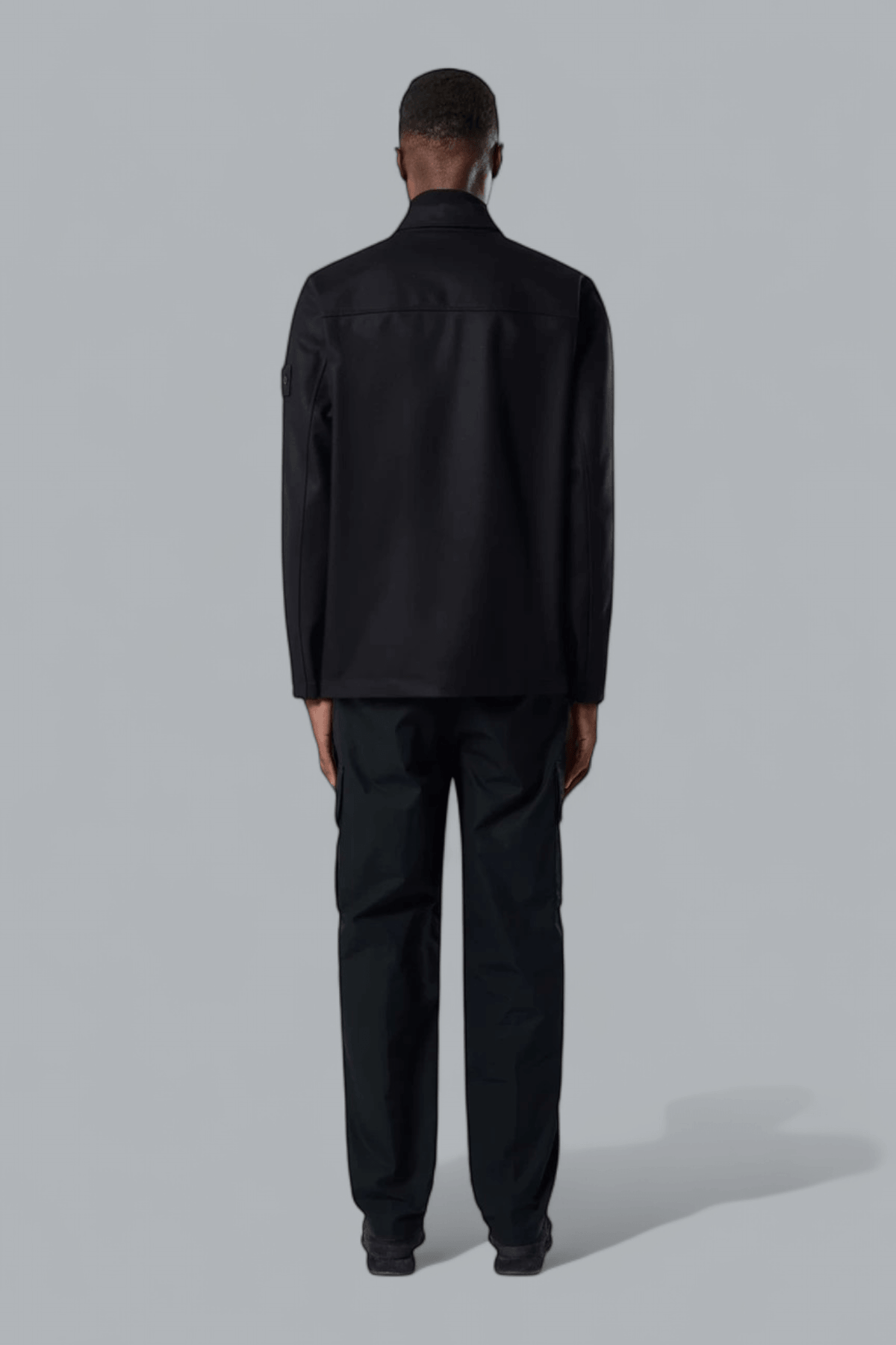 WOOL NYLON FLANNEL GHOST OVERSHIRT