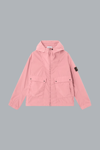 LIGHT COMPACT TOUCH POLY-TC SHORT PARKA OLEANDER