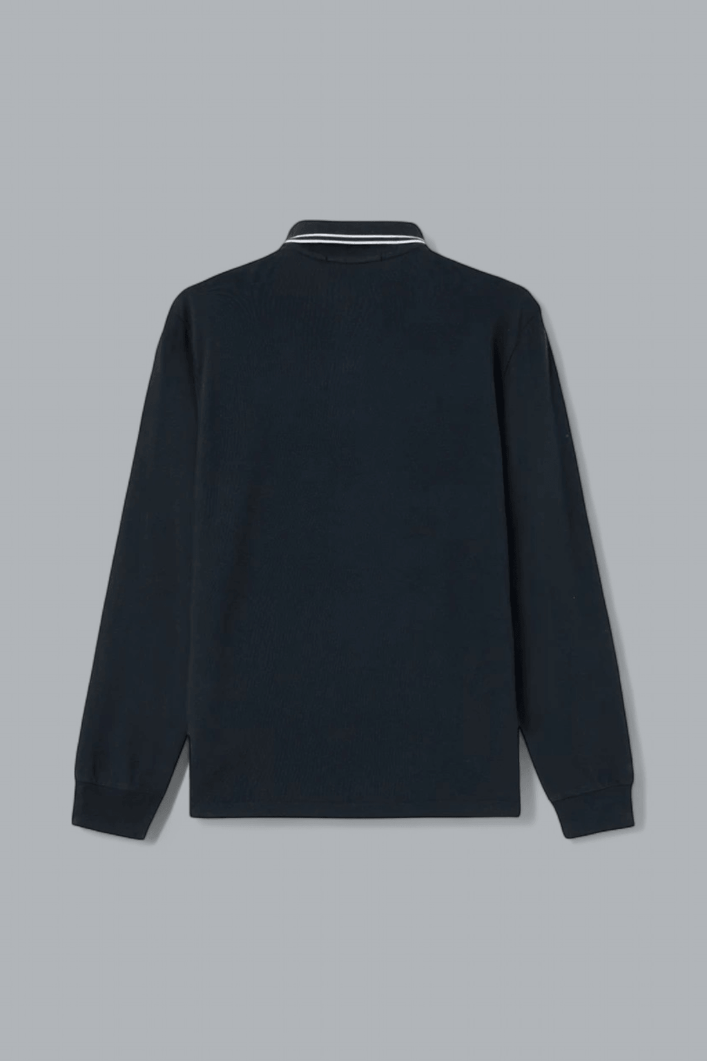 ORGANIC COTTON PIQUÉ WITH STRETCH LONG SLEEVE POLO SHIRT