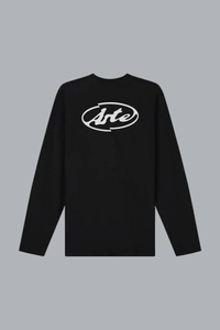 Back Circle Logo Longsleeve Black