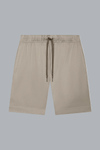 Interlock Supima Sport Shorts Lead Grey