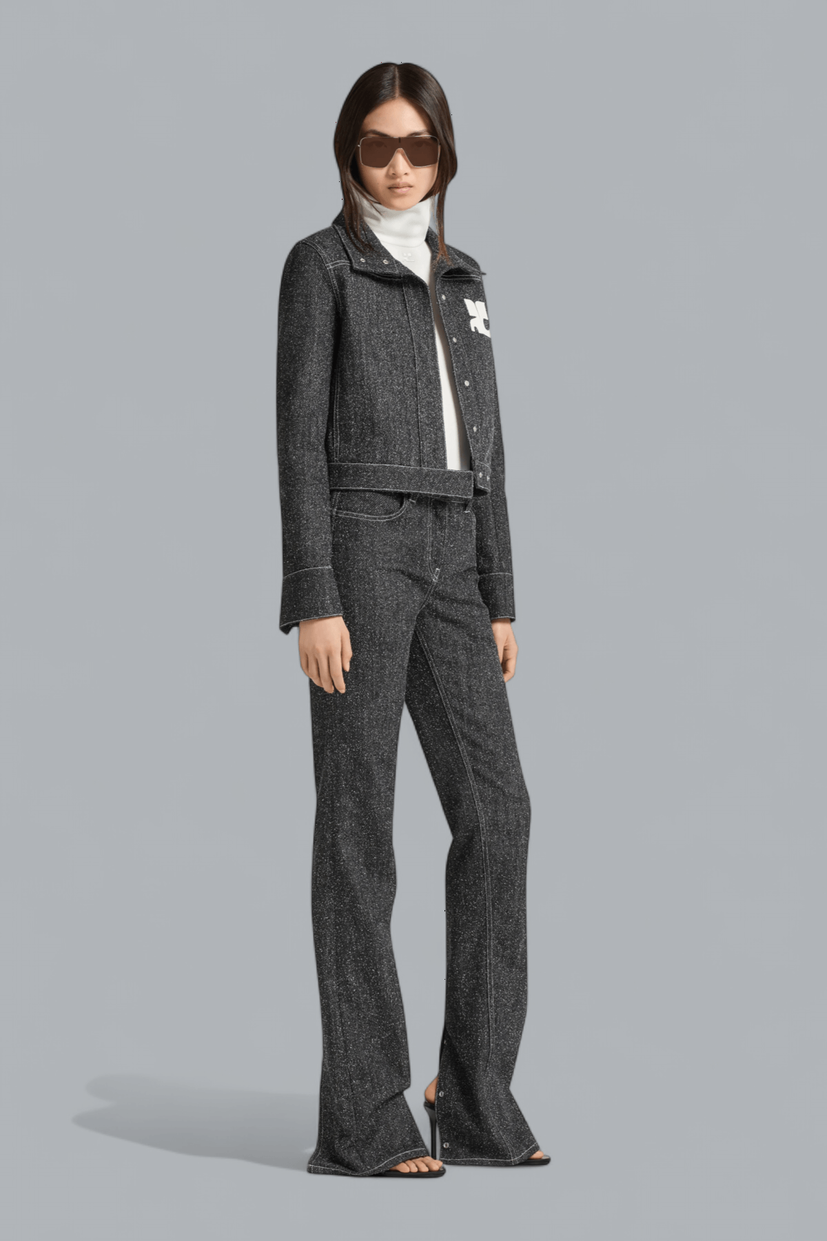 DENIM TWEED JACKET