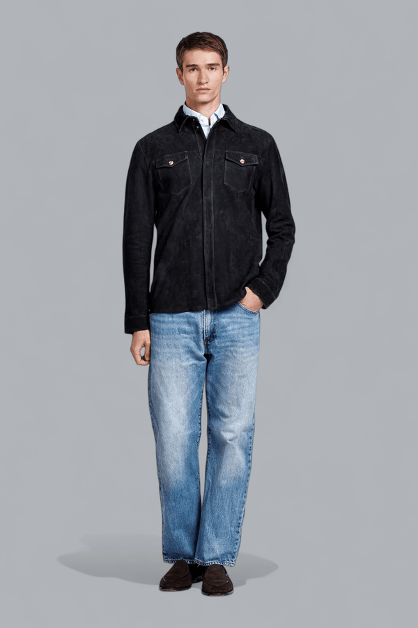 ROCCO SUEDE OVERSHIRT