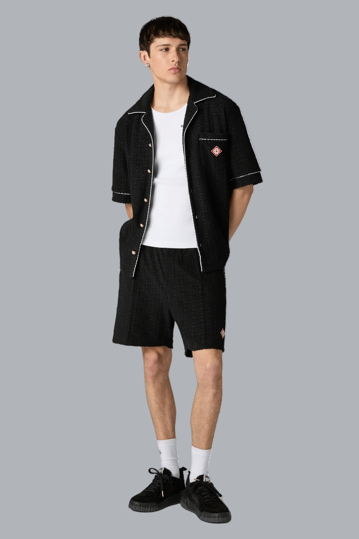 TOWELLING MONOGRAM SHIRT