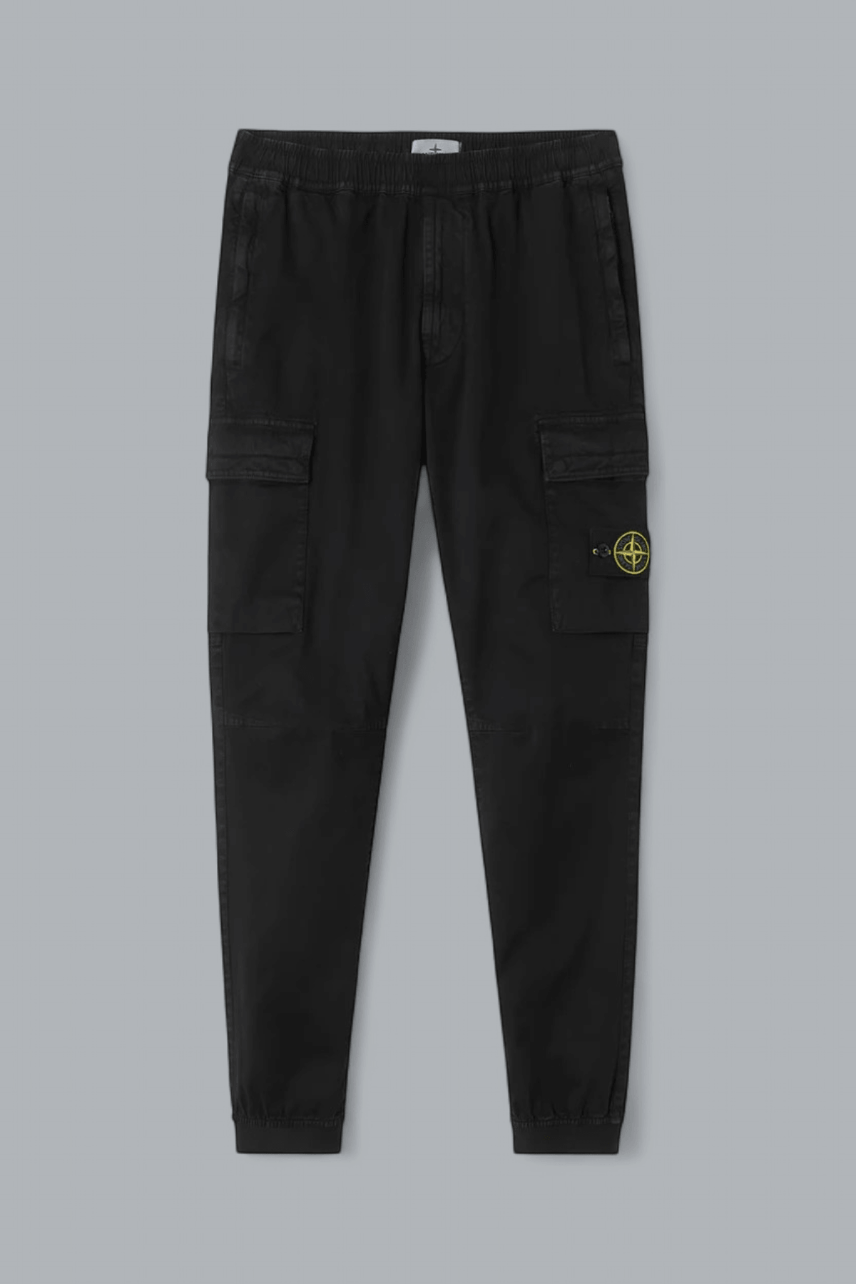STRETCH ORGANIC BROKEN TWILL COTTON 'OLD' EFFECT CARGO PANTS