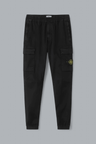 STRETCH ORGANIC BROKEN TWILL COTTON 'OLD' EFFECT CARGO PANTS