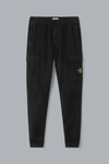 STRETCH ORGANIC BROKEN TWILL COTTON 'OLD' EFFECT CARGO PANTS