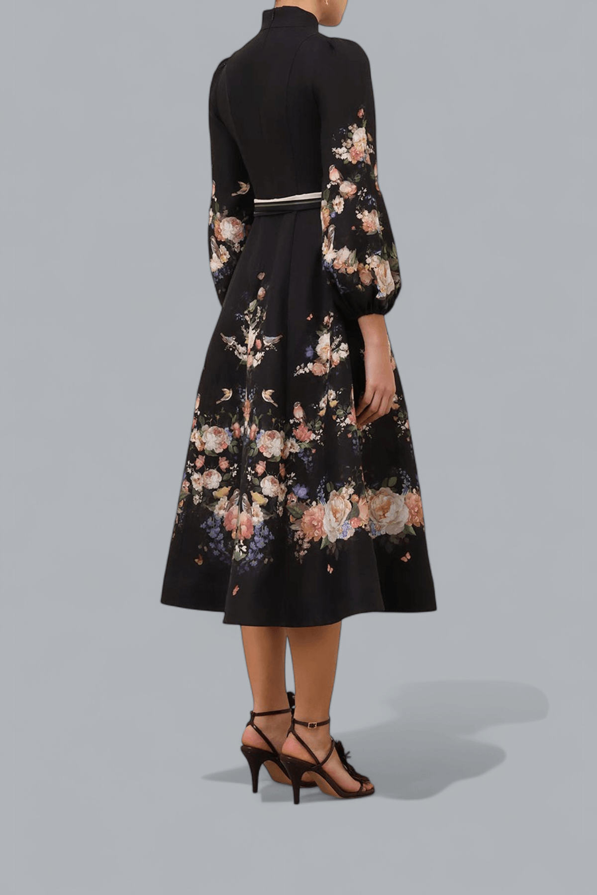 VALIANT BUTTON MIDI DRESS