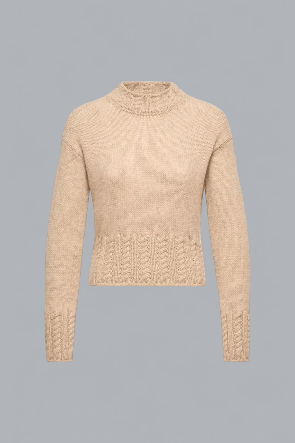 SWEATSHIRT MIT RUNDHALSAUSSCHNITT