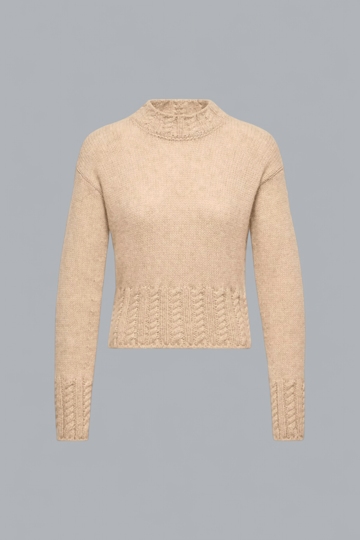 SWEATSHIRT MIT RUNDHALSAUSSCHNITT
