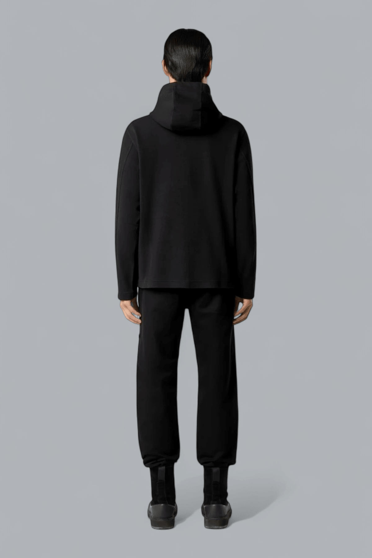 ORGANIC COTTON INTERLOCK ZIP THROUGH HOODIE