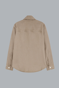 GEHAAKT OVERHEMD ADC BEIGE
