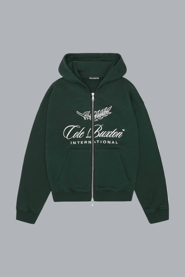 INTERNATIONAL ZIP THROUGH HOODIE