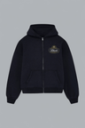 SAFARI CREST ZIP THROUGH HOODIE