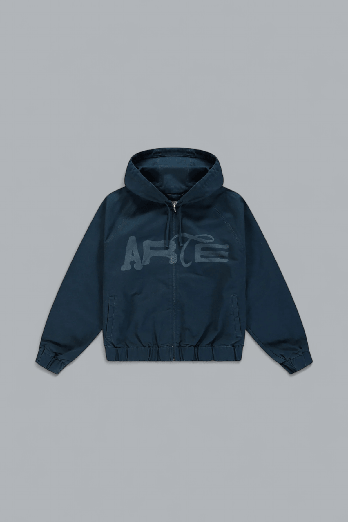 STENCIL CANVAS HOODED JACKET