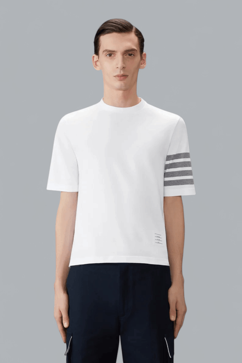 4 BAR SUSTAINABLE JERSEY T-SHIRT