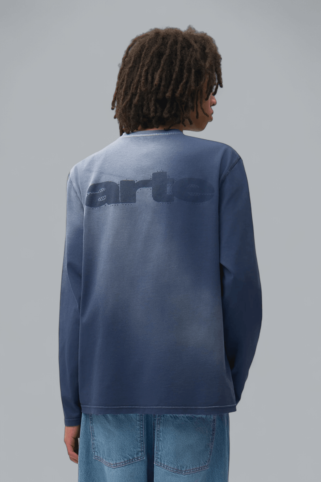 STENCIL SUNFADE LONG SLEEVE T-SHIRT