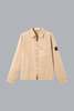 OLD' EFFECT BRUSHED ORGANIC COTTON CANVAS SHIRTS DESERT SAND
