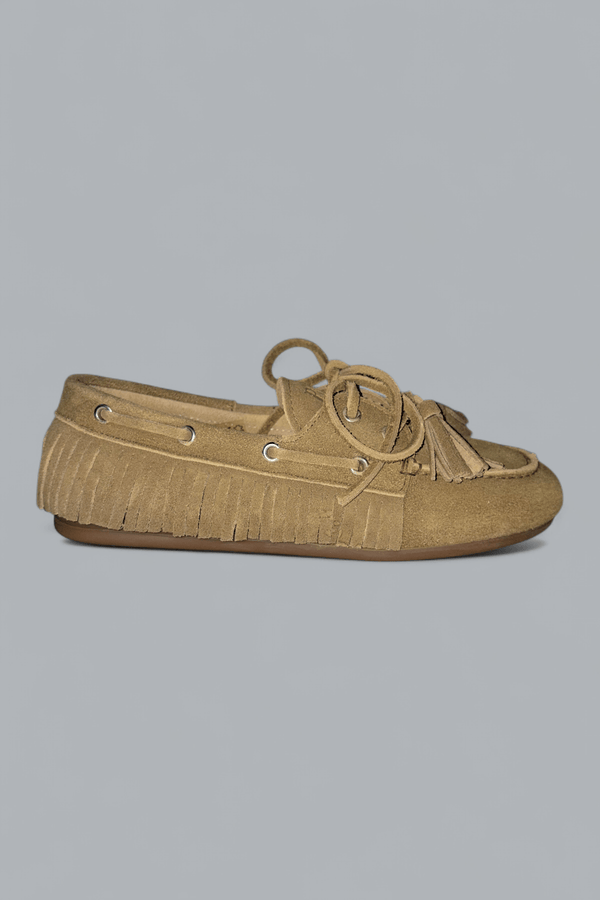 Boat Loafer Native Tassel Suede