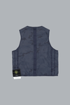 VEST IN VERVAAGDE CAMO RIPSTOP-TC BLAUW GRIJS