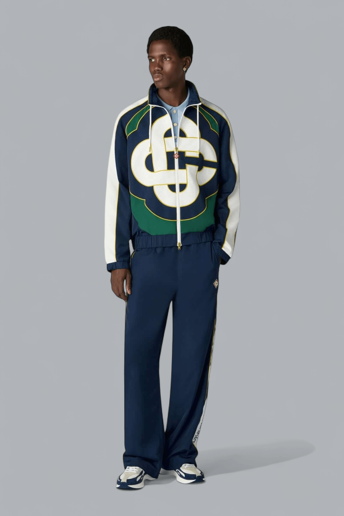 CC APPLIQUE COLOURBLOCK WINDBREAKER JACKET