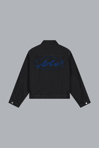 Circle Logo Jacket Denim Black