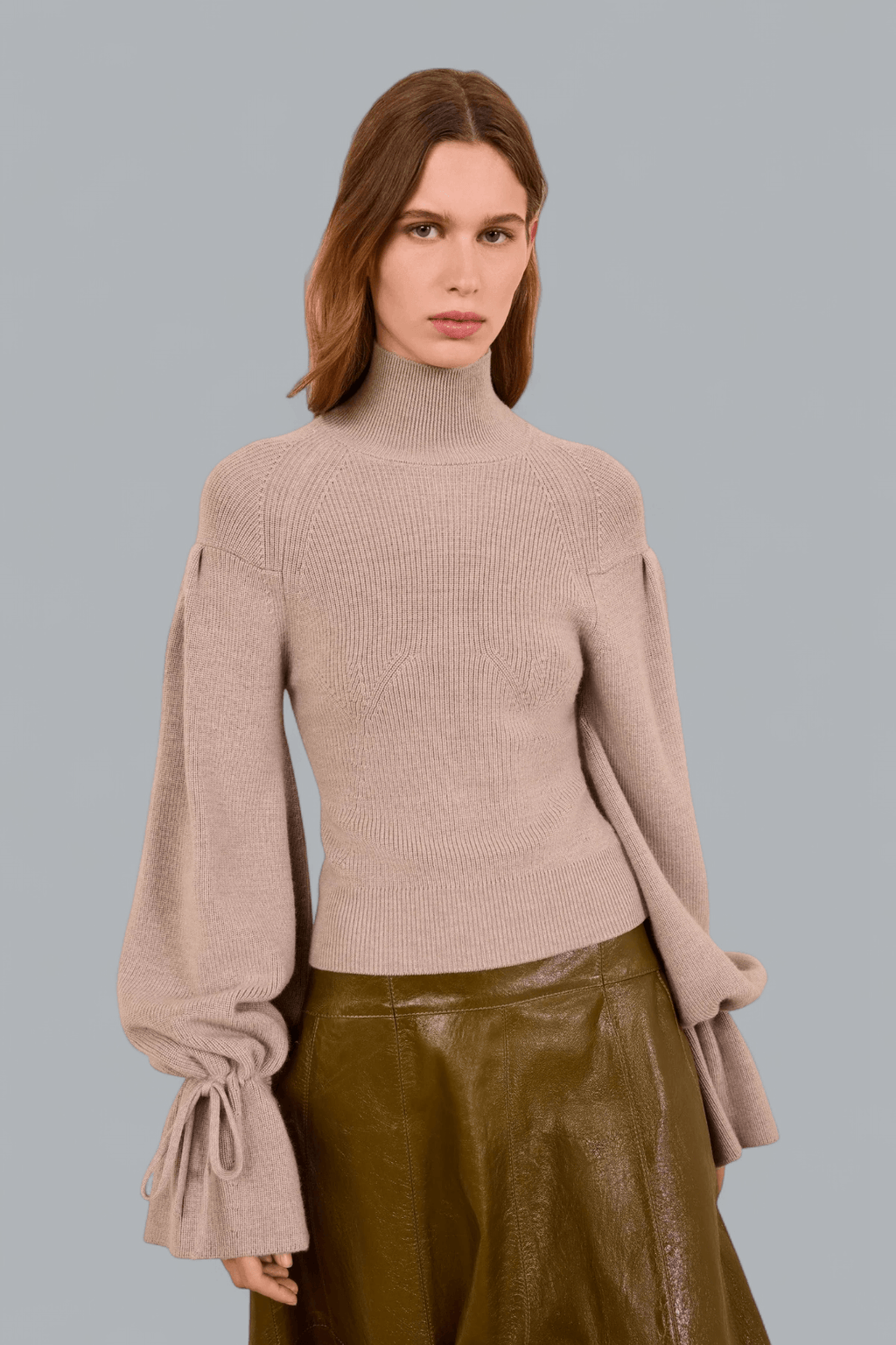 Gestrickter Rollkragenpullover Camille
