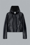 HIGH COLLAR VINYL JACKET