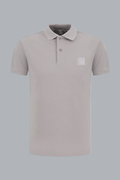 SI GHOST ORGANIC COTTON PIQUÉ POLO SHIRT DUST