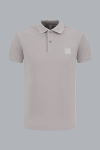 S.I. GHOST ORGANIC COTTON PIQUÉ POLO SHIRT DUST