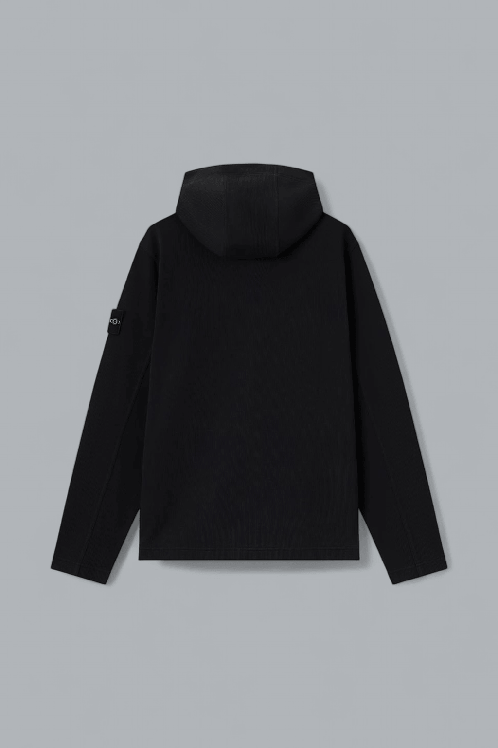ORGANIC COTTON INTERLOCK ZIP THROUGH HOODIE
