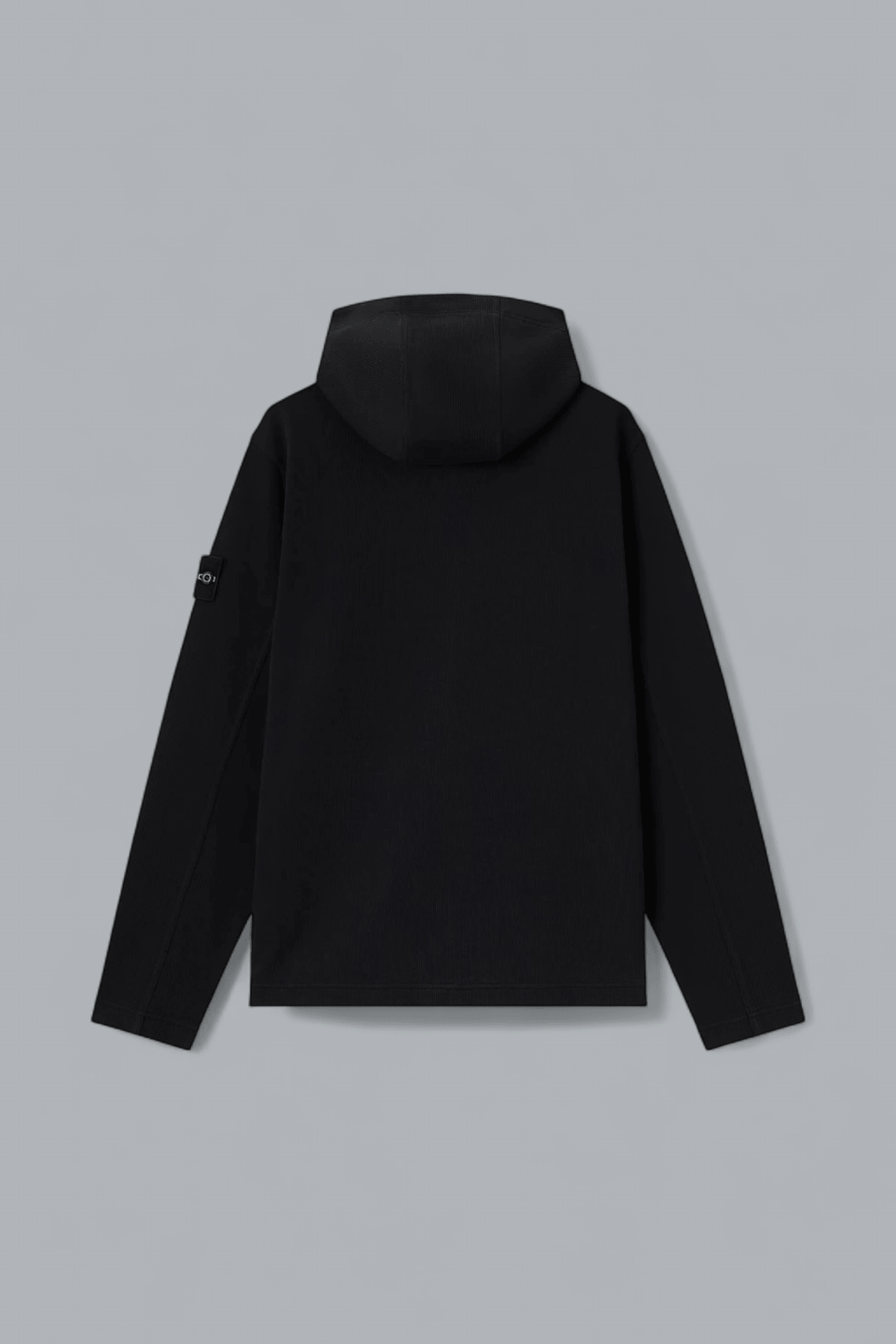 ORGANIC COTTON INTERLOCK ZIP THROUGH HOODIE