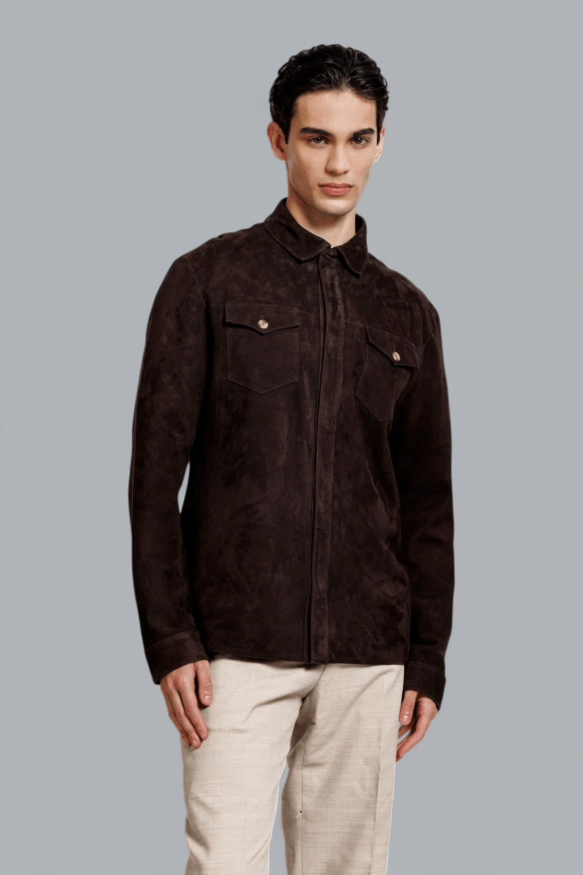 ROCCO SUEDE OVERSHIRT
