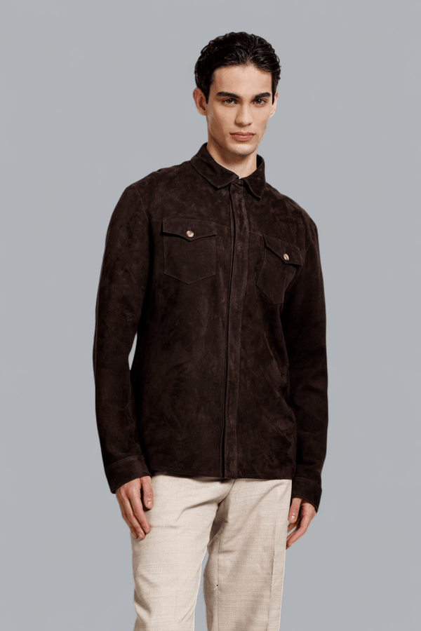 ROCCO SUEDE OVERSHIRT
