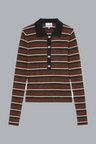 MINI RIBBED MERINO WOOL POLO SHIRT