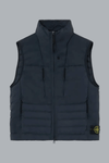 SEAMLESS TUNNEL NYLON DOWN-TC VEST NAVY BLUE