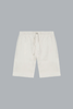 Linen Stretch Sport Shorts Light Grey