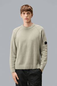 CHENILLE COTTON LENS CREWNECK