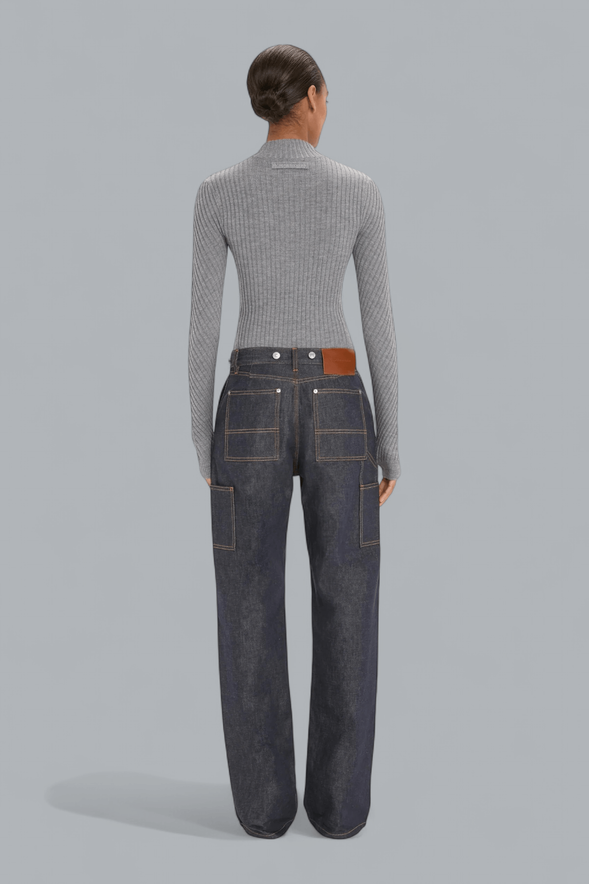 PANELLED JEANS