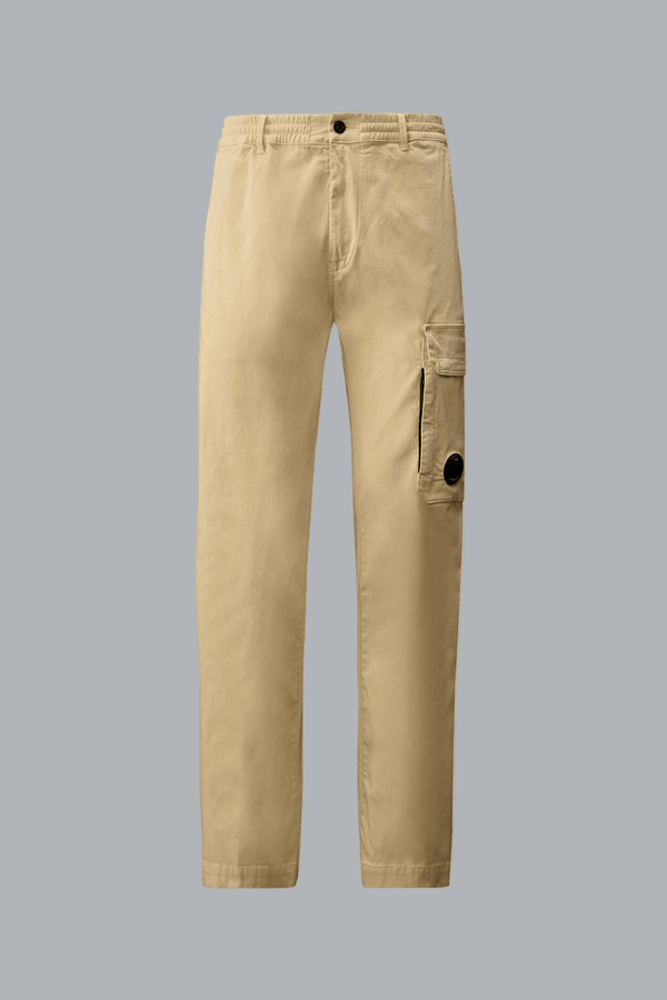 Reguläre Cargohose aus Stretch-Satin