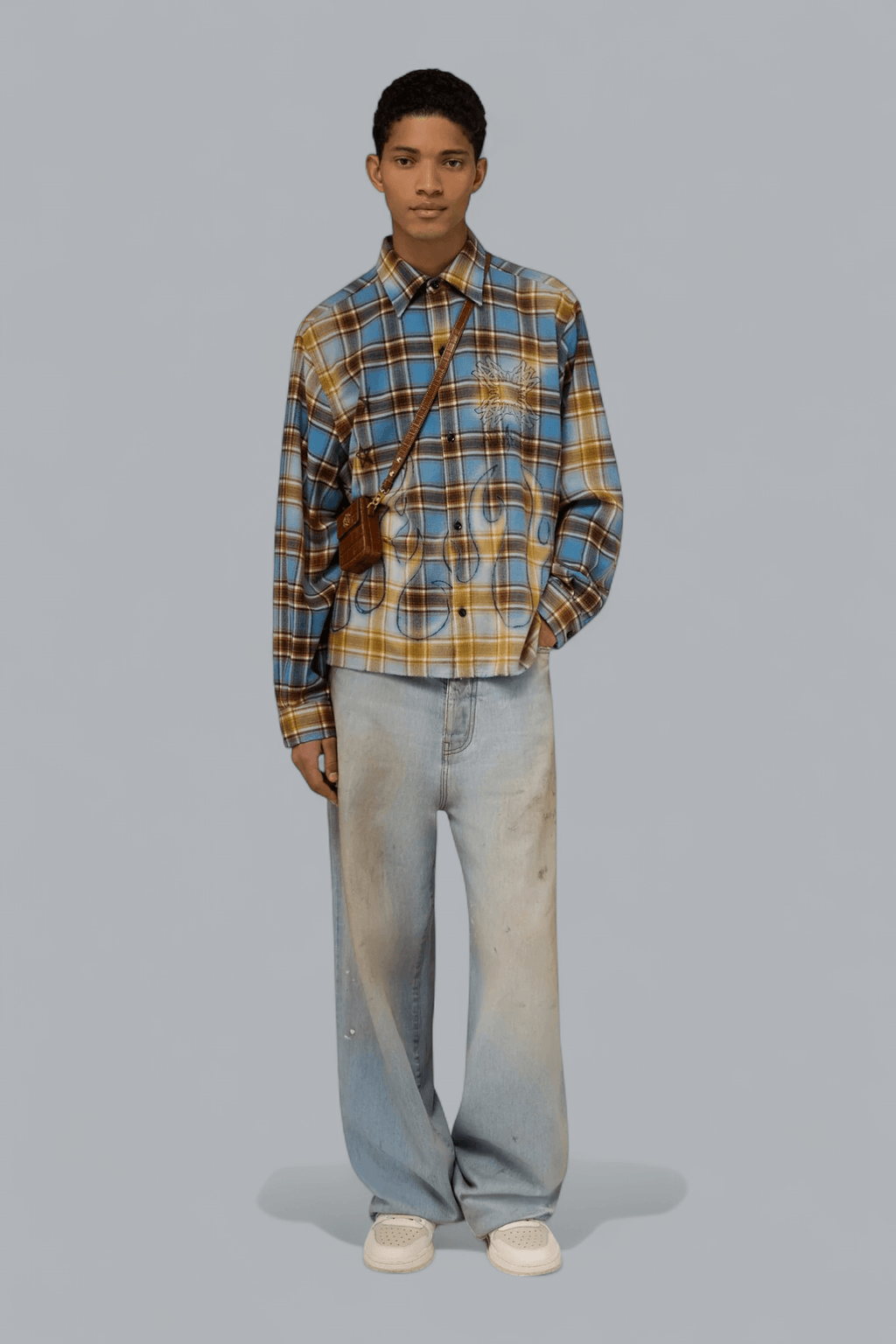 MA QUAD FLAMES FLANNEL SHIRT