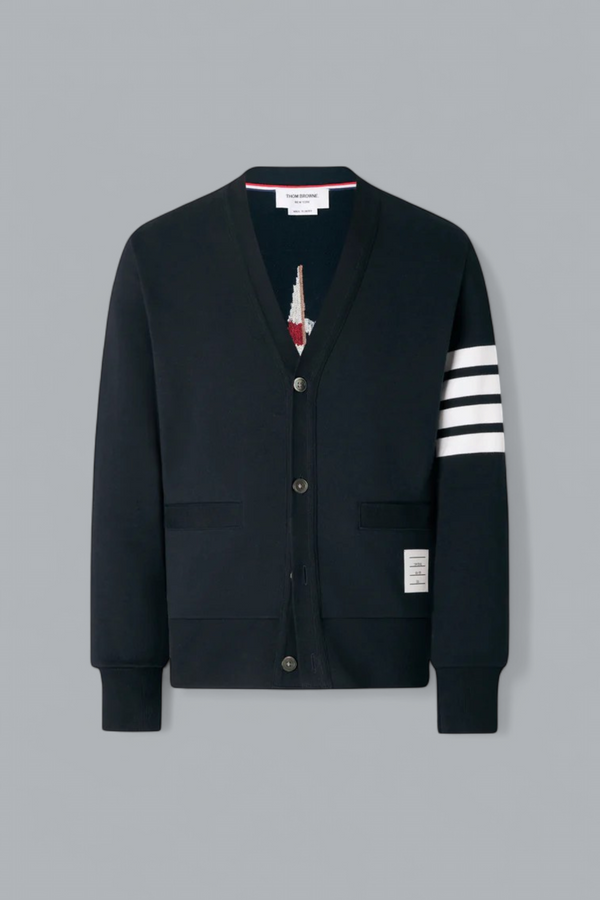 SAILBOAT CLASSIC LOOPBACK 4 BAR CARDIGAN