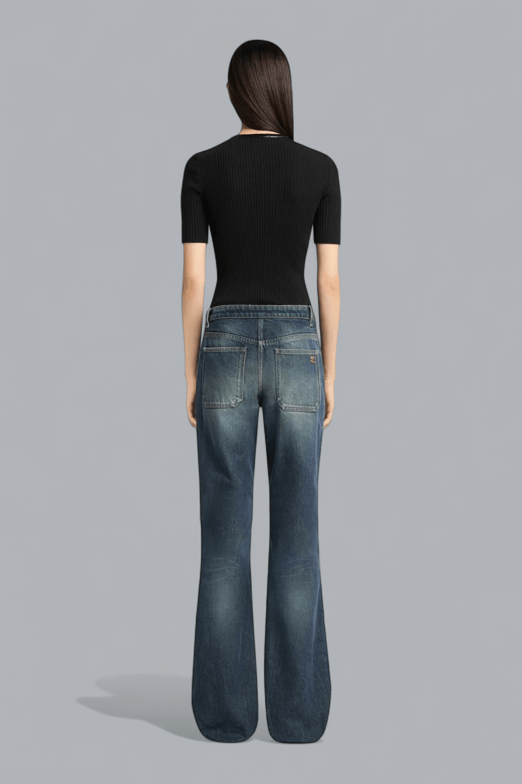 VINTAGE DENIM FLARED JEANS
