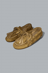 Boat Loafer Native Tassel Suede