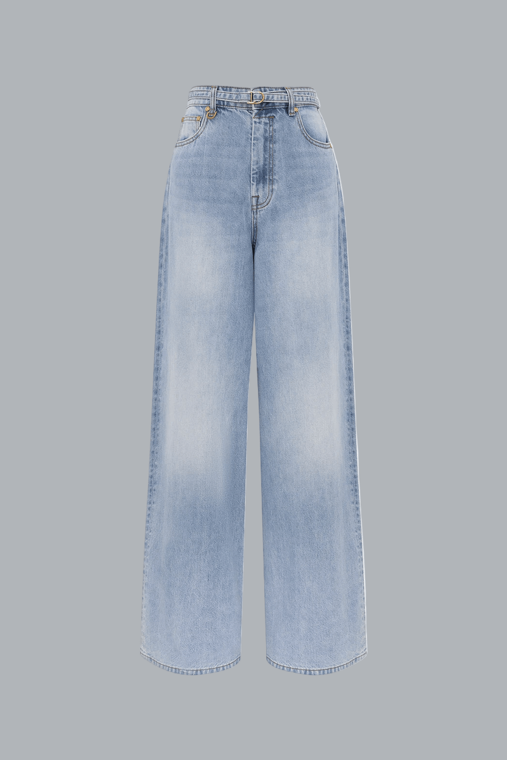 INDRA DENIM RELAXED FLARED JEANS