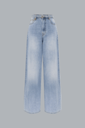 INDRA DENIM RELAXED FLARED JEANS