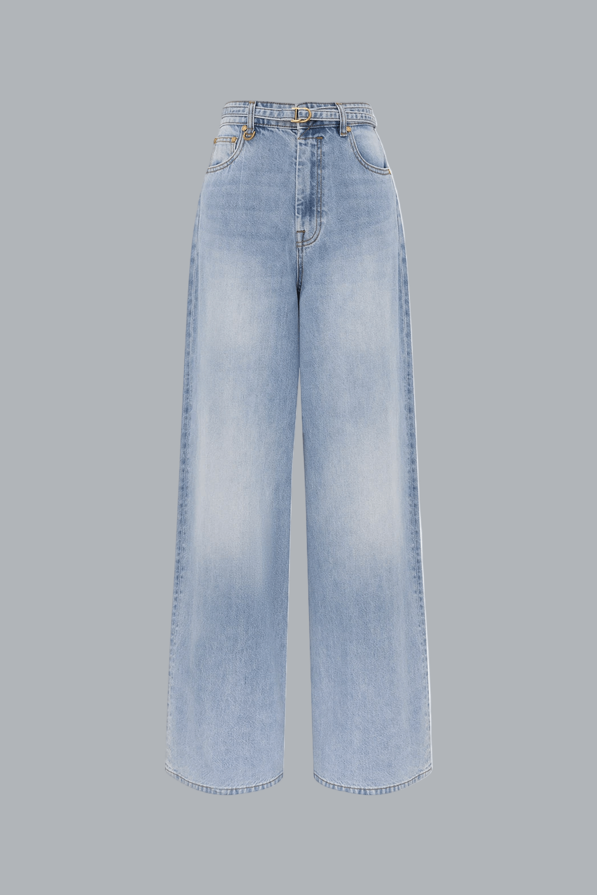 INDRA DENIM RELAXED FLARED JEANS