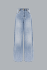 INDRA DENIM RELAXED FLARED JEANS